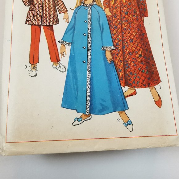 60s Simplicity Sewing Pattern 7371 Child’s Robe - Picture 8 of 9